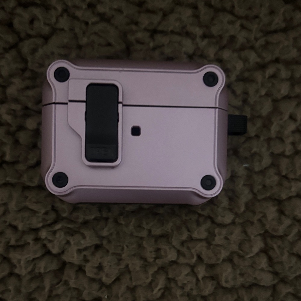 Compact Pink Metal Gadget with Belt Clip